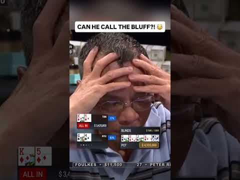 This Bluff Came Out of NOWHERE 😱 #poker #casino #pokerhands