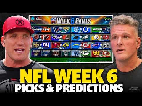 The Pat McAfee Show Makes Their Picks For NFL's Week 6 Weekend