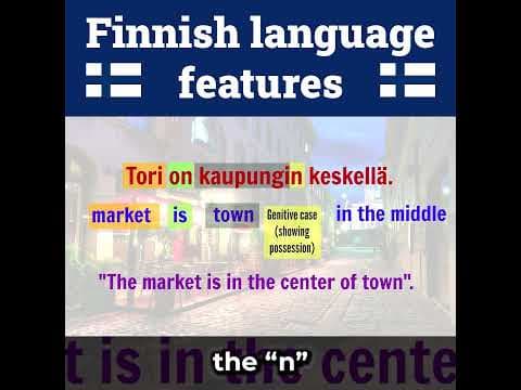 Finnish language features