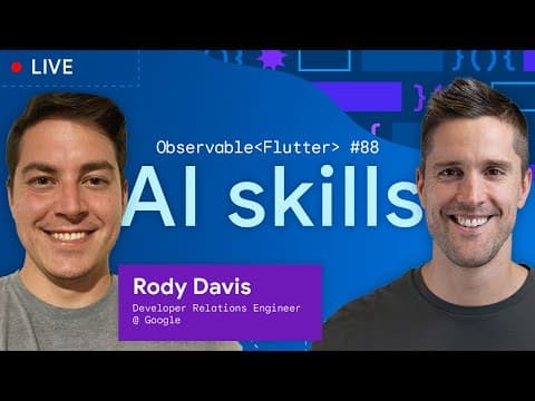 Flutter AI skills | Observable Flutter #88