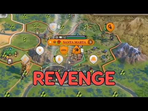Its time to punish the AI for forward settling me - Civ 6 Georgia
