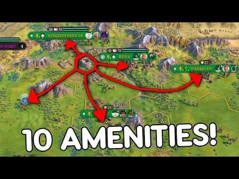 10 Amenities is why The Colosseum is a GOATED Wonder - Civ 6 Hungary