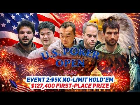 U.S. Poker Open LIVE From The Rail | $127,400 Prize with Michael Rossitto & Clemen Deng!