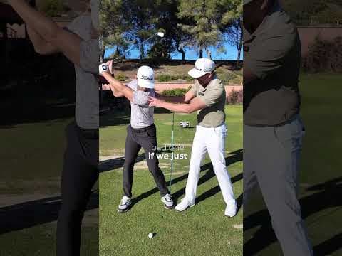 Cover the Lead Side Like This  #golfswing #golftips