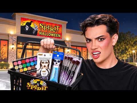 Full Face of Makeup From SPIRIT HALLOWEEN!