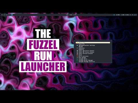 Fuzzel Is A Run Launcher For Wayland Desktops