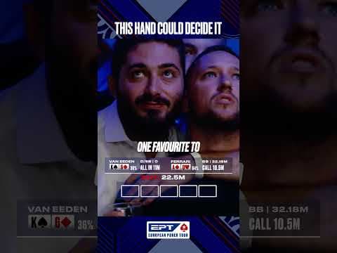One Card Away From the EPT Title!