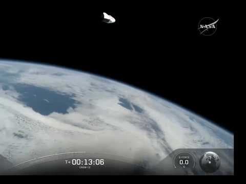 NASA’s official live broadcast captured a metallic spherical UAP