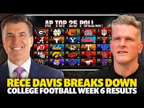 Rece Davis Reveals His Biggest Takeaways From A WILD Weekend Of College Football