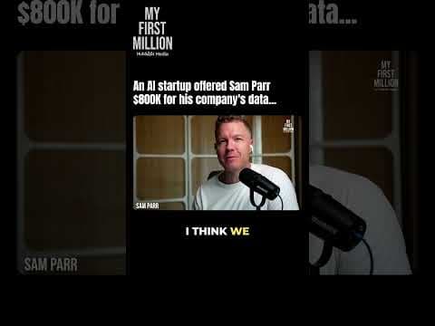 Sam was offered $800K for access to all of his Hampton data.