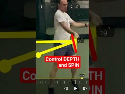 How to control forehand DEPTH and SPIN