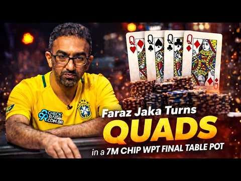 Poker Pro Turns POCKET QUEENS Into QUADS for 7,000,000 at WPT Final Table