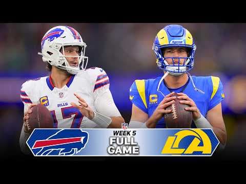 GAME OF THE WEEK! Buffalo Bills vs. Los Angeles Rams FULL GAME | NFL 2026 Season Week 5