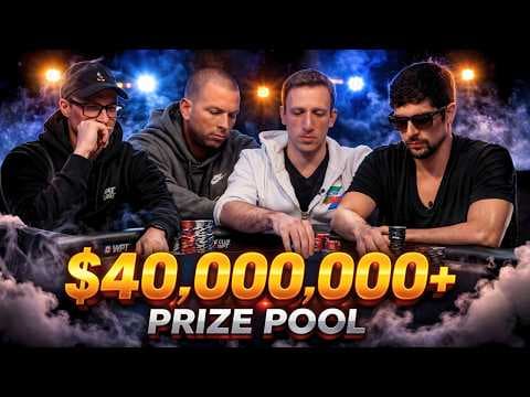 $40,000,000 on the Line 9 Players Left at WPT World Championship