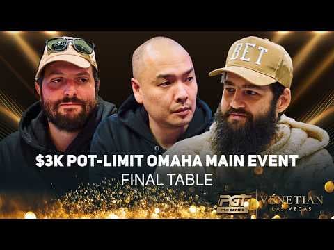 PGT PLO Series at Venetian Las Vegas 2026 | $3K Main Event | Final Table