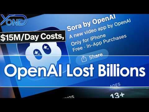 OpenAI's Sora Only Made $2.1 Million After Burning Billions...