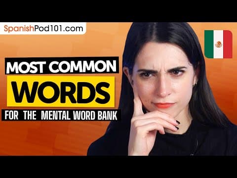 Vocabulary Drills! 500 Most Common Words in Spanish!