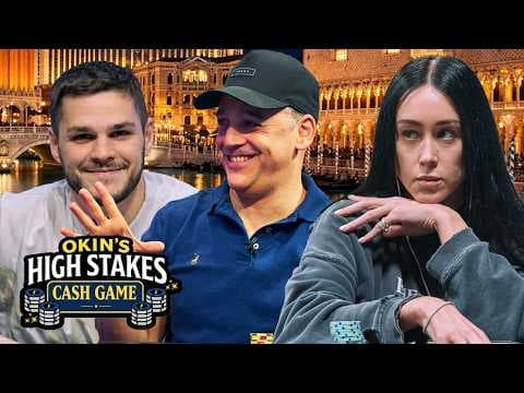 HIGH STAKES $100/$100 Cash Game with Brian Okin, Gaston & Natalie Ferguson!
