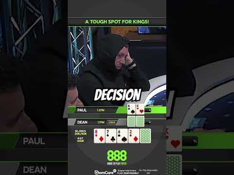 Sweat this poker hand with Paul!