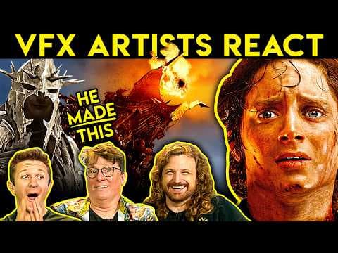 VFX Artists React to Bad & Great CGi 240 Ft. Richard Taylor