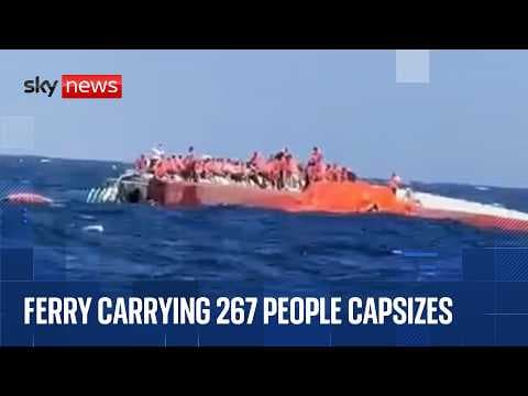 Seven people dead after passenger ferry capsizes off northern Cyprus
