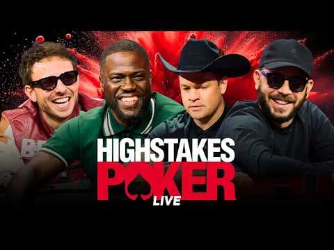 KEVIN HART on High Stakes Poker LIVE! $500/$1,000 with Andrew Robl & Señor Tilt!