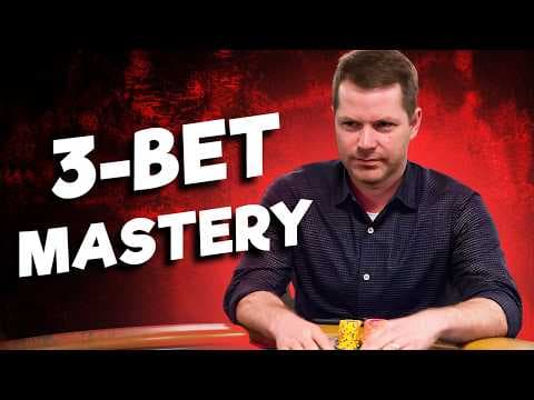 The Tournament Masterclass: 3-Bet Pots
