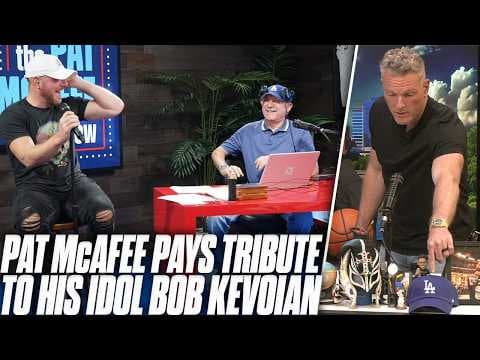 Pat McAfee Pays Tribute To His Idol, Radio Legend, Bob Kevoian