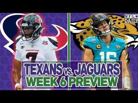Texans vs. Jaguars Week 6 Preview | NFL Daily
