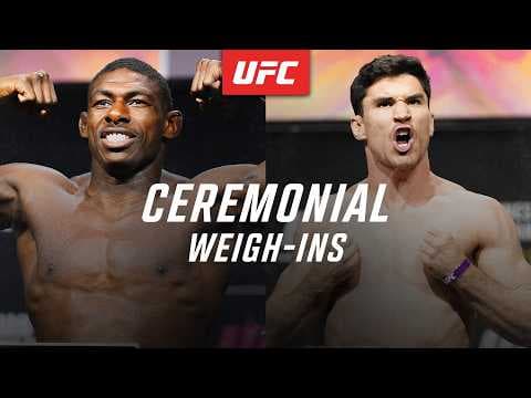 UFC Edmonton: Ceremonial Weigh-In