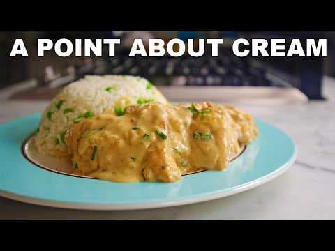 Chicken à la crème (w/ Claudine Pépin)
