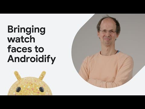 Build custom watch faces with Androidify: Wear OS Push API guide