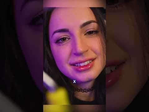ASMR - Rolling another layer on your face  #shorts