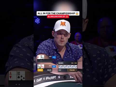 HUGE SWEAT for $1,958,065 😱 #poker #casino #pokerhands