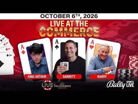 THE GARRETT GAME!!! INSANE HIGH STAKES $50/100 NLH- Live at the Commerce