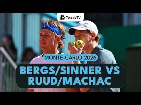 Bergs/Sinner Vs Ruud/Machac in All-Star Doubles 🤩 | Monte-Carlo 2026 Highlights