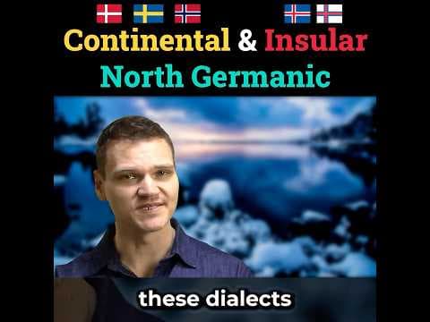 Continental vs Insular North Germanic languages