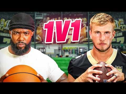 I Left the Basketball Court to 1v1 an NFL Quarterback | NFL R2EZ powered by Verizon