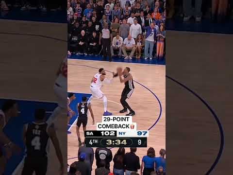 New York Knicks 29-Point Comeback in Game 4 of the 2026 NBA Finals