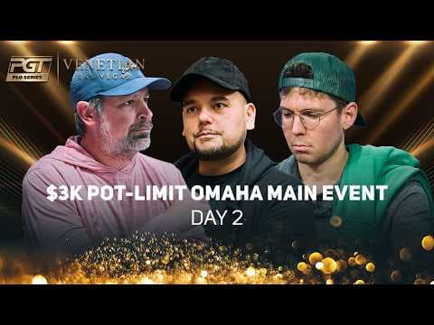 Chino Rheem & Allan Le at Day 2 of PGT PLO Series $3,000 Main Event!