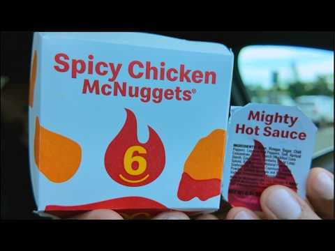 McDonald's Spicy Nuggets Review | THEY ARE BACK!