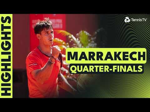 Moutet vs Trungelliti Epic; Ugo Carabelli, Jodar Also Play | Marrakech 2026 Quarter-Final Highlights