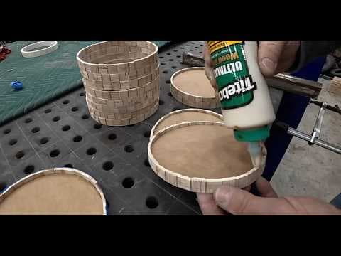 Woven Wooden Lamps