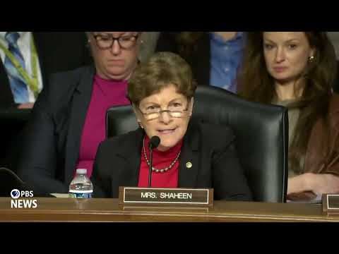 WATCH: Sen. Shaheen questions Hegseth and Caine on Iran war, defense spending