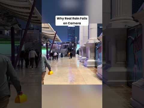 Why real rain looks like nothing on camera