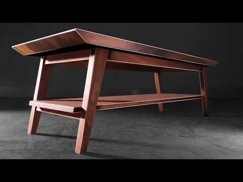 A Table Built From Fungus Infested Wood