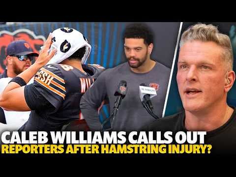 Caleb Williams Gives Bizarre Answer About His Hamstring Injury & How It Was Reported