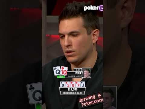 Perfect river vs Negreanu! #poker #shorts