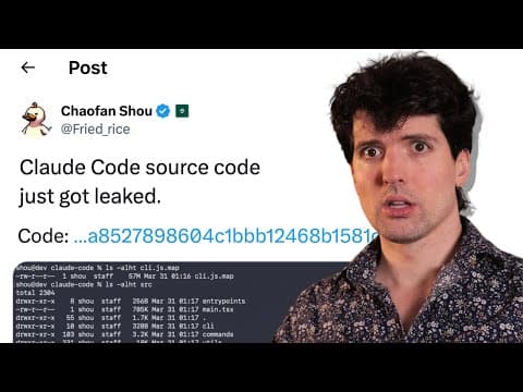 BREAKING: Claude Code source leaked