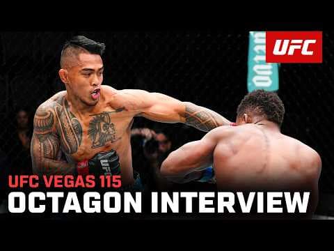 Kai Kamaka III Octagon Interview | UFC Vegas 115